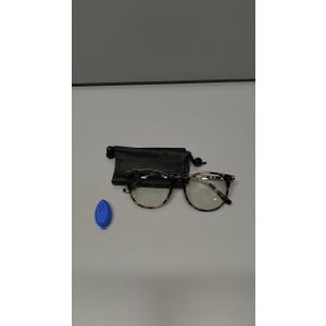 Gaoye Blue Light Blocking Glasses, Retro Round Eyewear Frame Anti Eyestrain Computer Glasses for Women Men (*Leopard)