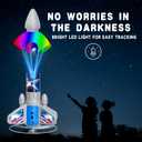 Rocket Launcher for Kids - 200 Ft of Flight Altitude, 2026 New Model Auto Electric Spinner Rocket Toys with Safe Parachute, Easter Birthday Gifts for Boys & Girls Age 6 7 9 10 11 12 8-13 Years Old