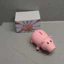 Piggy Bank, Cute Plastic Coin Bank for Boys and Girls, Unbreakable Pig Money Bank for Kids Gift (Pink)