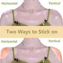 Silicone Shoulder Pads for Womens Clothing, Anti-Slip Shoulder Push-Up Pads Invisible Breathable Shoulder Enhancer Reusable Mothers Day Gift, 1 Pairs Transparent - Large