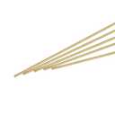 MECCANIXITY Brass Rod,Brass Solid Round Rod 0.8mm/0.03inch Diameter 250mm Length Lathe Bar Stock for RC Model DIY Craft Pack of 20