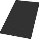 4 x 6 FT Garage Floor Mat, 1.5mm Thick Diamond Plate PVC Garage Flooring, Waterproof Trailer Mat Floor Protection for Home, Gym, Garage, and Vehicles - Black