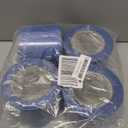 4 Rolls Blue Painters Tape Bulk 4 inch x 60 Yards, Total 240 Yd, Painters Masking Tape No Residue Wall Painting Tape Artist Tape Trim Edge Finishing Tape for Wall Painting Decoration DIY Supplies