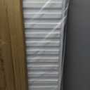 24 PCS 24x48 Inch Slat White Ceiling Tiles, 2x4 Ft Fluted Drop Ceiling Panels for Interior Decor PVC Waterproof Ideal for Bathroom Living Room Bedroom Office Commercial Spaces Cover 192 Sq.Ft