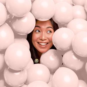 AFTERLOON Biodegradable Mini Balloons 50 pcs Pastel Baby Pink 5 Inch, Matte Color Thickened Extra Strong Latex Helium Float, Baby Shower Gender Reveal Garland Wedding Birthday Party Decorations