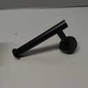 Stainless Steel Wall Mounted Toilet Roll Holder for Bathroom and Kitchen, Matt Black