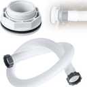 SP1023 1-1/2-Inch FIP Inlet Return Fitting with Hose, Above Ground Pool Inlet Return Fitting with Locknut Gasket Famale Inlet Pipe (FIP) for Hayward SP1023 Swimming Pool Inlet Return Fitting
