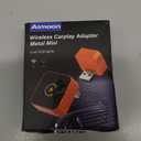 2026 Aimoon Mini Wireless CarPlay Adapter Upgrade Wired to Wireless for CarPlay & Android Auto Plug and Play Fast Auto-Reconnect Stable Control Zero Delay Car Play for iPhone iOS 10+ Android 11+