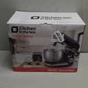 Kitchen in the box Stand Mixer,3.2Qt Small Electric Food Mixer,6 Speeds Portable Lightweight Kitchen Mixer for Daily Use with Egg Whisk,Dough Hook,Flat Beater (Purplish-red)