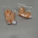 Chiroplax Tailor's Bunion Corrector Pads Bunionette Pain Relief Pinky Little Toe Straightener Separator Cushion Splint Protector Shield Spacer Cover Guard (4 Pads, Shims - Medium)