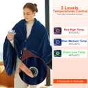 GLITI USB Heated Blanket,Cordless Electric Blanket with 10000mAH Battery,61" x 34" Heated Throw Blanket with 3 Fast-Heating Levels,Machine Washable Super CozySoft Portable Heated Blanket for Women Men