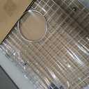 Serene Valley Sink Bottom Grid 26-9/16" X 15-9/16", Centered Drain with Corner Radius 3/8", Sink Protector NDG2716C, Medium