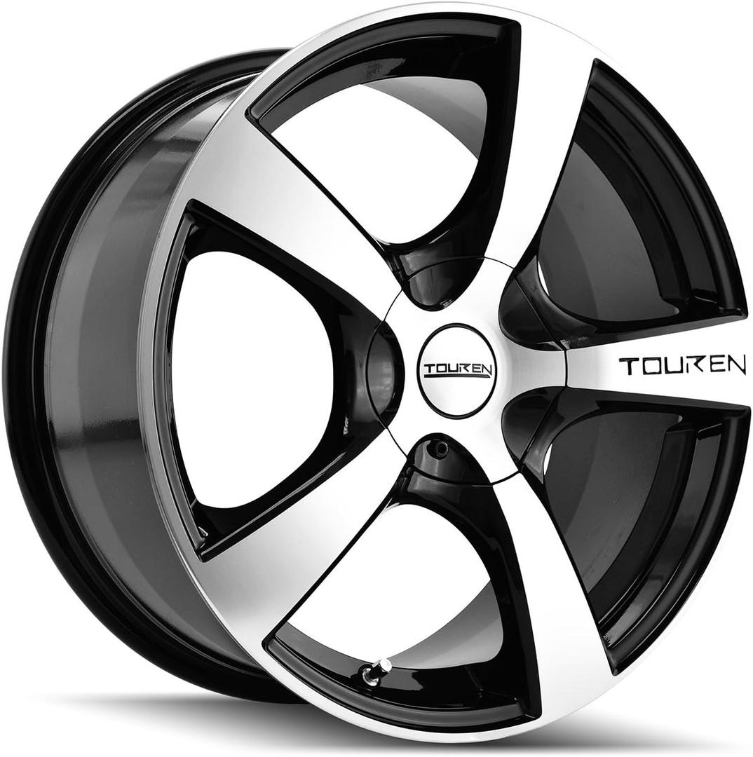 Touren TR9 3190 Black Wheel with Machined Face (16x7"/8x100mm)