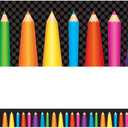 Teacher Created Resources Colored Pencils Magnetic Border (77127)