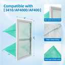 1 Micron Inner Air Filter Compatible with WEN 3410 POWERTEC AF4000/AF4001 Shop Fox W1830 Air Filtration Systems Woodworking, Replacement for WEN 90243-026-2 (1 Pack)