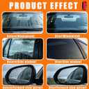 Clear Vision Windshield Cleaner Clearvision Glass Cleaner Clear Vision Glass Cleaner Automotive Oil Film Cleaning Brush Windshield Oil Film Remover Improving Windshield Clarity & Visibility