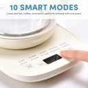 AROMA Professional Infusion Glass Electric Tea Kettle with Temperature Control and 10 Preset Modes (6 Cups, 1.5 Liters)