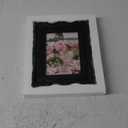 PHAREGE 5x7 Vintage Picture Frame Black, 5 by 7 Ornate Antique Picture Frame for Wedding, Retro Photo Frame Displays Horizontally or Vertically On Tabletop