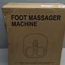 Foot Massager Machine with Heat, Upgrade 6 Airbags 29 Nodes Deep Rolling, Compression, Ankle Kneading, Shiatsu Foot Massager for Neuropathy Plantar Fasciitis, Gifts for Men Women Fits Up to 13"