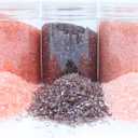 TWINKLING High Luster Crushed Glass, Broken Glass Glitter Pieces Set of 3, Shattered Glass Gems Chips for Resin Art DIY Epoxy Crafts, Nail Art, Geode Painting, Jewelry Making, 2-4mm, 1LB (Orange)
