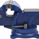 WFLNHB 6" Bench Vise Table Top Clamp Press Locking Swivel Base Heavy-Duty for Crafting Painting Sculpting Modeling Electronics Soldering Woodworking and Fishing Tackle