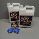 Rock Glue, 255OZ Mulch Glue for Landscaping, Fast-Dry Strong Pea Gravel Stabilizer Landscape, Non-Toxic Long-Lasting Dries-Clear Strong Pea Gravel Binder for Pebble, Pine Straw for Outdoor Gardens