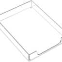 MaxGear Acrylic Letter Tray, Clear Desk Organizer for Papers, Documents, Magazines, Folders, Notebooks, and Stationery  Multi-Function File Tray and Desktop Organizer for Office, Home, and Workspace