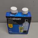 Sodastream Dishwasher Safe 1L Classic DWS Carbonating Bottle White (twinpack), Pack of 2