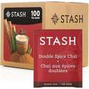 Stash Tea Double Spice Chai Black Tea Bags, 100-Count Box, Best By: 04/07/2028