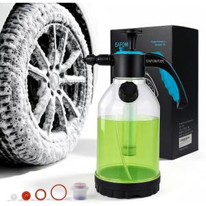 70oz Foam Sprayer, Hand Pump Foaming Sprayer with Adjustable Nozzle, Pressure Foam Spray Bottle for Car Washing, Auto Detailing, Home Cleaning, Pet Bathing and Garden Care