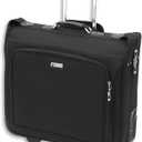 LONDON FOG Buckingham 44-Inch Wheeled Garment Bag, Black