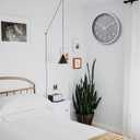 HZDHCLH Grey Wall Clock 12 Inch Silent Non Ticking Clock for Living Room Bedroom Kitchen Office Decor