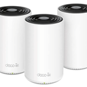 TP-Link Deco XE75 Pro AXE5400 Tri-Band WiFi 6E Mesh System - 2.5G WAN/LAN Port, Covers up to 7200 Sq.Ft, Replaces WiFi Router and Extender, AI-Driven Mesh, 6GHz Band, 3-Pack