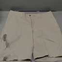 Haggar Mens Sport Travel Performance Short -  9 Inch Inseam (Beige, 34 Regular)