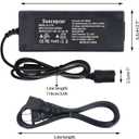 12V 10A Car Power Adapter Female Auto Cigarette Lighter Plug, AC 100-240V to DC 12V 10A 120W Power Supply Adapter AC to DC Converter Transformer for Car Powered Device