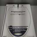 KOHLER 4636-RL-96 Cachet ReadyLatch Elongated Toilet Seat Slow Close Soft Close, Toilet Seat Quiet Lid, Contoured Grip-Tight Bumpers Installation Hardware, Apartment Essentials, Biscuit