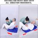 Reusable Slide Sheet for Bed Transfer, Hospitals and Home Care Use, Tubular Smooth Glide Sheet for Car, Wheelchairs (23.6inch X 26.8inch (60CM*68CM))