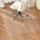 Office Chair Mat for Hardwood Floor, 36" X 48" Desk Chair Mat for Hard Floors, PVC Clear Floor Protector for Home and Office Floor Mat - Can't be Used on Carpet