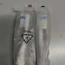 AquaSonic Genuine 2-Pack Activated Charcoal Brush Heads - Ultra Whitening Brush Heads - 2X Whitening & Stain Remover - for Black Series, Black Series Pro, Vibe Series, Duo Pro Series (White)