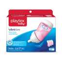 Playtex Baby Ventaire Anti Colic Baby Bottle, BPA Free, Pink, 6 Ounce - 3 Pack