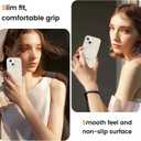 Soft Liquid Silicone Case for iPhone 13/14 with Magnetic Invisible Stand, Military Grade Shockproof Protection, Anti-Scratch Microfiber Lining Covers for iPhone 14/13, White