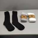 Pairs Diabetic Socks Over The Calf - Knee High Premium Cotton Socks Men's Size 10-13 Big & Tall Size 13-16