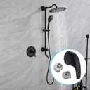 Shower Handle Replacement (100657) for Moen Lever Shower Handle, Compatible with Moen PosiTemp Valve Systems, Matte Black