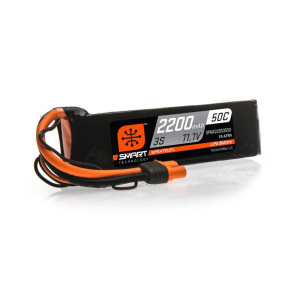 Spektrum 2200mAh 3S 11.1V 50C Smart LiPo Battery; IC3 SPMX22003S50