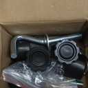 DUMOS Double Hammock with Space Saving Stand, Heavy Duty Steel Frame, Portable for Outside & Indoor Use, 450lbs Capacity, Easy Assembly, Carrying Bag Included, Blue (96IN)