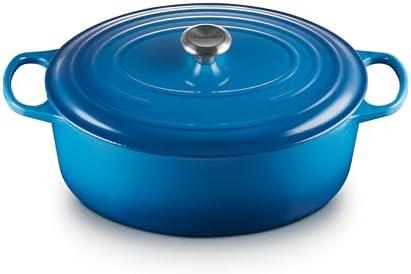 Le Creuset Enameled Cast Iron Signature Oval Dutch Oven, 9.5 qt., Marseille