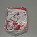 TAILI 10 Pack Travel Compression Bags, Roll Up Space Saver Bags (5 Large+5 Medium), No Vacuum Needed Packing for Luggage, Suitcase, Backpack, Travel Essentials, Cream