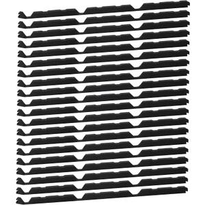 20Pcs 12 Inch Outside R Panel Foam Closure Strips -12" Replacement for Metal Corrugated Roofing Panels -3' Long Classic Rib Profile (Outside)