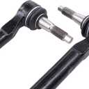 NewYall Inner Outer Front Left and Right Suspension Tie Rod End Kit for Hummer H3 2007-2010, H3 with 16mm Thread Tie Rods 2006, H3T 2009-2010