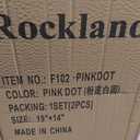 Rockland Fashion Softside 2 Piece Luggage Set, Expandable, (14" Tote/19" Upright), Pink Dot